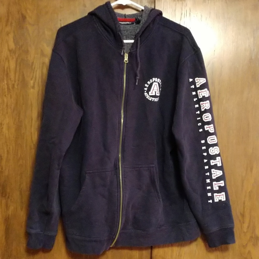 Aeropostale zip up hooded sweatshirt